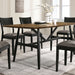 Oberwil 7 Pc Dining Table Set - Inland Furniture (San Bernardino, CA)