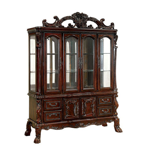 MEDIEVE Cherry Hutch & Buffet, Cherry - Inland Furniture (San Bernardino, CA)
