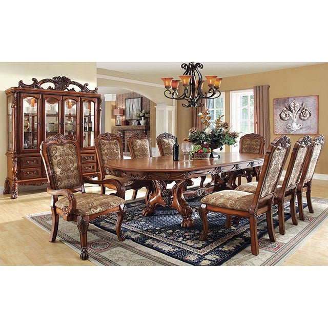 Medieve Antique Oak Arm Chair (2/CTN) - Inland Furniture (San Bernardino, CA)