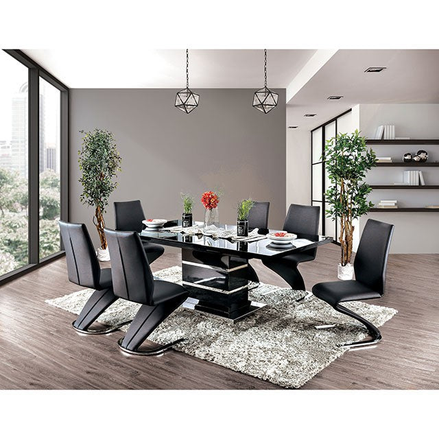Midvale 7 Pc Dining Table Set - Inland Furniture (San Bernardino, CA)