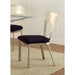 NOVA Silver/Black Side Chair (2/CTN) - Inland Furniture (San Bernardino, CA)