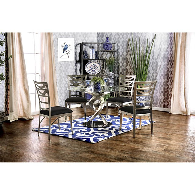 Roxo 5 Pc Dining Table Set - Inland Furniture (San Bernardino, CA)