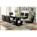 Lodia 7 Pc Dining Table Set Black - Inland Furniture (San Bernardino, CA)