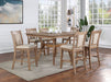 Upminster 7 Pc Counter Ht Table Set - Inland Furniture (San Bernardino, CA)