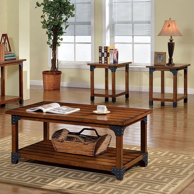Bozeman 3 Pc. Table Set 6 - Inland Furniture (San Bernardino, CA)
