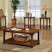 Bozeman 3 Pc. Table Set 6 - Inland Furniture (San Bernardino, CA)