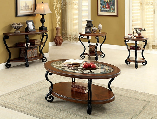 MAY Brown Cherry Coffee Table - Inland Furniture (San Bernardino, CA)