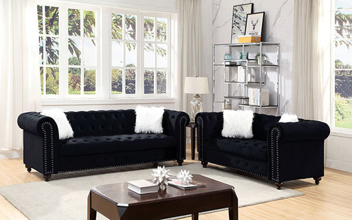 Giacomo Loveseat Black - Inland Furniture (San Bernardino, CA)