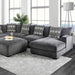 Kaylee U-Sectional w/ Right Chaise - Inland Furniture (San Bernardino, CA)