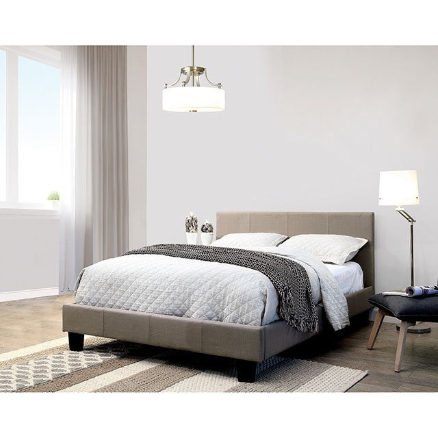 Sims Bed Grey & Black - Inland Furniture (San Bernardino, CA)