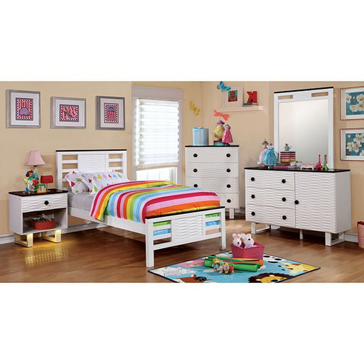 Meredith Night Stand w/ USB Outlet - Inland Furniture (San Bernardino, CA)