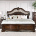 Menodora Brown Cherry Cal.King, E.King, Queen Bed - Inland Furniture (San Bernardino, CA)