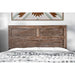 Wynton Weathered Light Oak Queen Bed - Inland Furniture (San Bernardino, CA)
