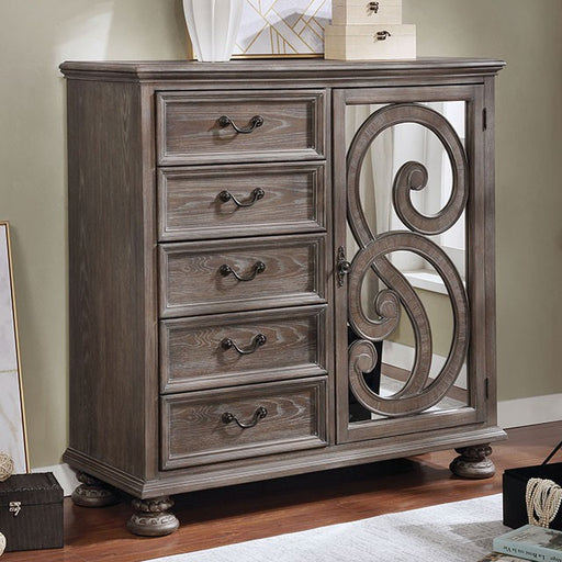 Lysandra Armoire Brown - Inland Furniture (San Bernardino, CA)