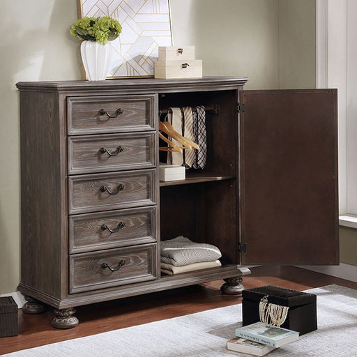 Lysandra Armoire Brown - Inland Furniture (San Bernardino, CA)