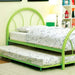 Rainbow Full Bed Black, White, Silver, Black, & Green - Inland Furniture (San Bernardino, CA)