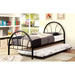 Rainbow Full Bed Black, White, Silver, Black, & Green - Inland Furniture (San Bernardino, CA)