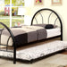 Rainbow Full Bed Black, White, Silver, Black, & Green - Inland Furniture (San Bernardino, CA)