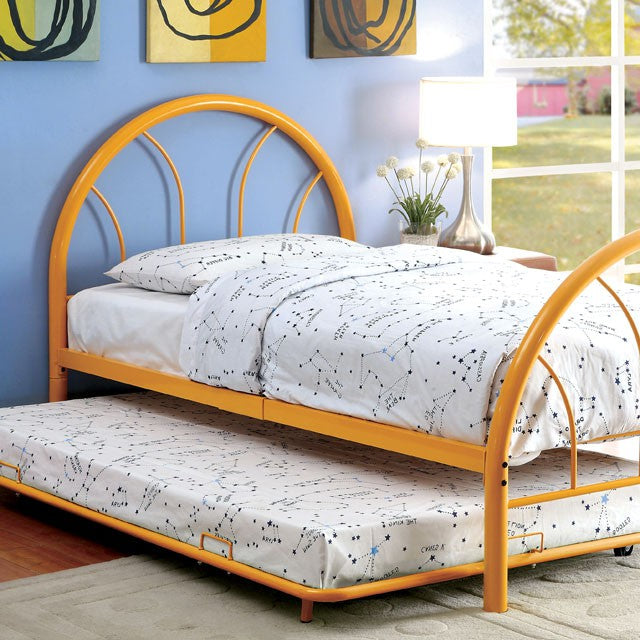 Rainbow Full Bed Black, White, Silver, Black, & Green - Inland Furniture (San Bernardino, CA)