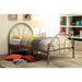 Rainbow Full Bed Black, White, Silver, Black, & Green - Inland Furniture (San Bernardino, CA)