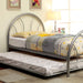 Rainbow Full Bed Black, White, Silver, Black, & Green - Inland Furniture (San Bernardino, CA)