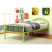 Rainbow Full Bed Black, White, Silver, Black, & Green - Inland Furniture (San Bernardino, CA)