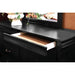 Louis Philippe Cal.King Bed Black & Grey - Inland Furniture (San Bernardino, CA)