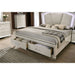 Maddie Bed White & Silver - Inland Furniture (San Bernardino, CA)