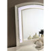 Maddie Bed White & Silver - Inland Furniture (San Bernardino, CA)