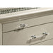 Maddie Bed White & Silver - Inland Furniture (San Bernardino, CA)