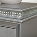 Maddie Bed White & Silver - Inland Furniture (San Bernardino, CA)