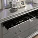 Maddie Bed White & Silver - Inland Furniture (San Bernardino, CA)