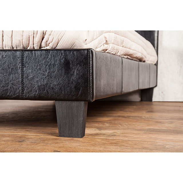 Velen Bed Black & White - Inland Furniture (San Bernardino, CA)