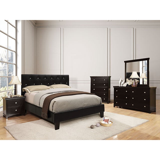 Velen Bed Black & White - Inland Furniture (San Bernardino, CA)