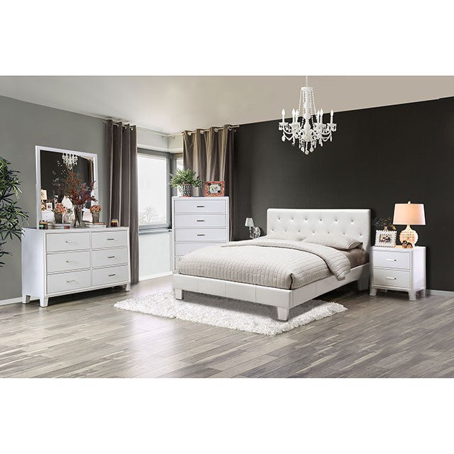 Velen Bed Black & White - Inland Furniture (San Bernardino, CA)