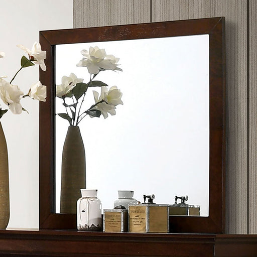 Louis Philippe Mirror Cherry - Inland Furniture (San Bernardino, CA)
