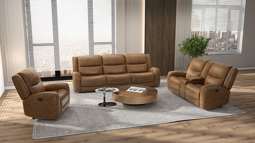 Leolinus Manual Recliner Sofa - Inland Furniture (San Bernardino, CA)
