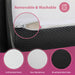 Hollyhock 4" Full Tri-Fold Memory Foam Topper - Inland Furniture (San Bernardino, CA)