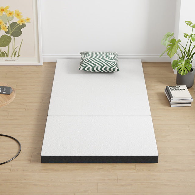 Hollyhock 4" Twin Tri-Fold Memory Foam Topper - Inland Furniture (San Bernardino, CA)