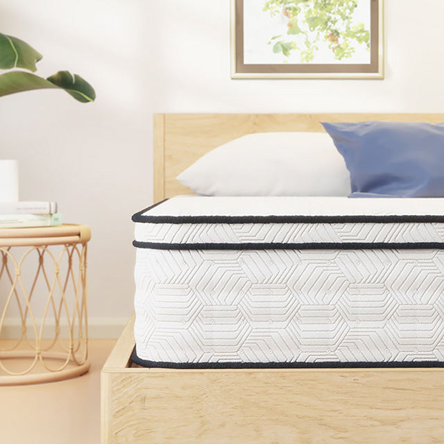 Salvia 12" Queen Hybrid Pocket Coil Mattress - Inland Furniture (San Bernardino, CA)