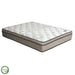 Lilium White/Brown 13" Euro Pillow Top, Queen - Inland Furniture (San Bernardino, CA)