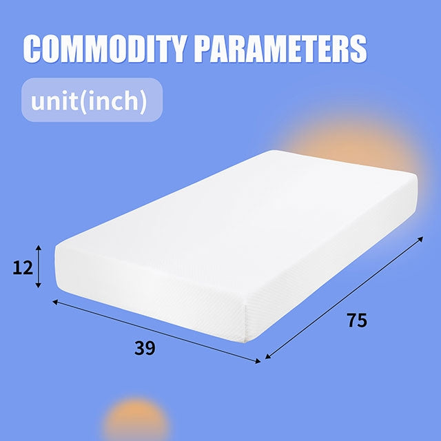 Artemisia 8" & 12" Twin XL Extra Long Memory Foam Mattress - Inland Furniture (San Bernardino, CA)