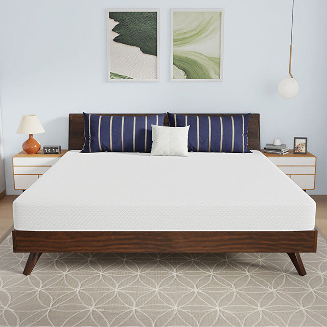Nasturtium 8" E.King Bamboo Charcoal Infused Memory Foam - Inland Furniture (San Bernardino, CA)