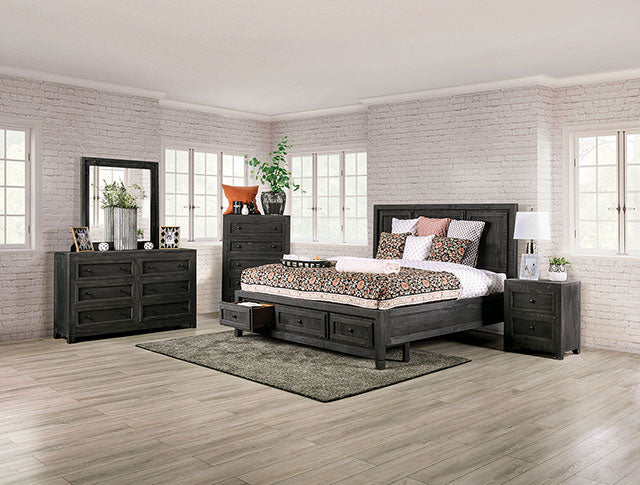 Oakridge Bed Brown & Grey - Inland Furniture (San Bernardino, CA)