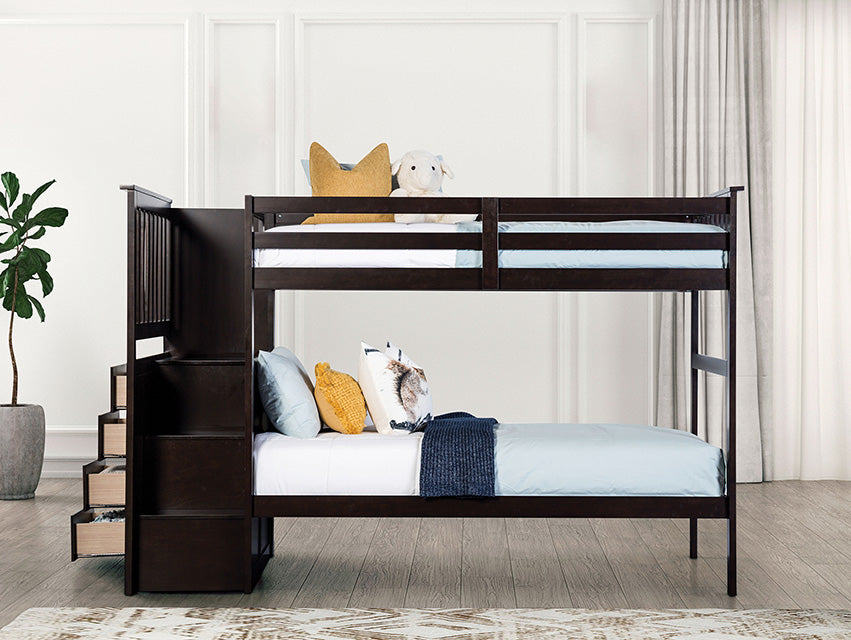 Ontario Twin/Twin Bunk Bed - Inland Furniture (San Bernardino, CA)