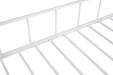 Rhonda Twin Loft Bed White, Silver, & Black - Inland Furniture (San Bernardino, CA)