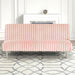 Hinwil Futon Sofa Bed Pink, Beige Grey, & Black - Inland Furniture (San Bernardino, CA)