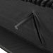 Villeneuve Futon Sofa Bed Black, Pink, & Grey - Inland Furniture (San Bernardino, CA)