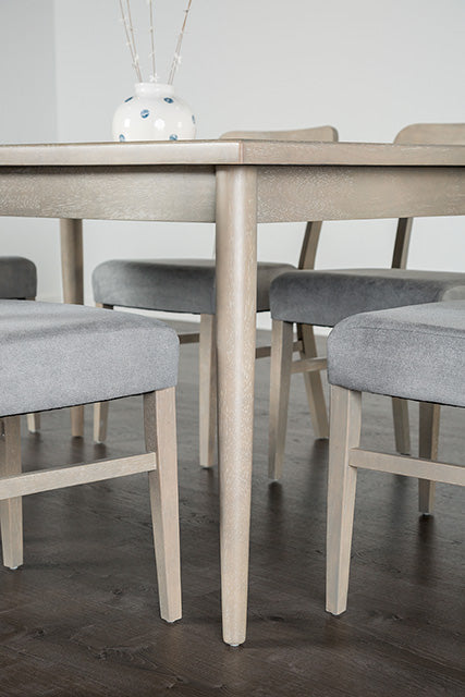 Keynes 7 Pc Dining Table Set - Inland Furniture (San Bernardino, CA)