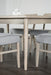 Keynes 7 Pc Dining Table Set - Inland Furniture (San Bernardino, CA)